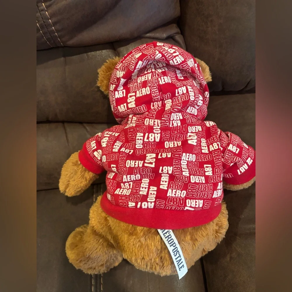 2007‎ Aeropostale 16 inch Bear with Red Hoodie